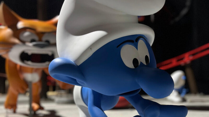 Smurfs scene ride by Colordrops