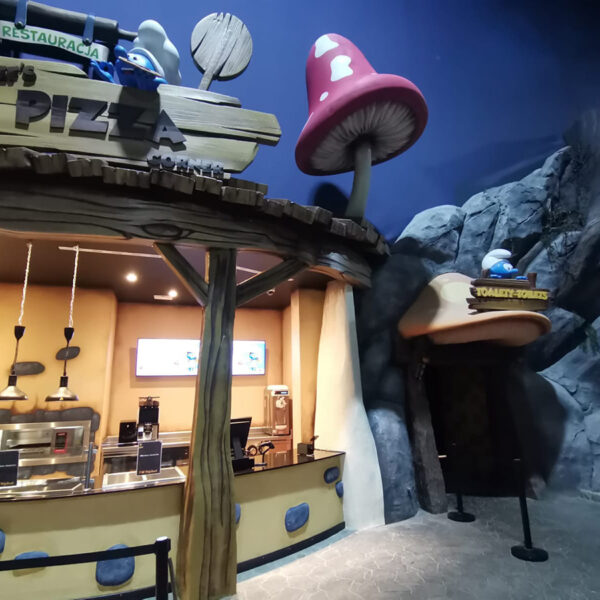 Smurfs scene ride by Colordrops