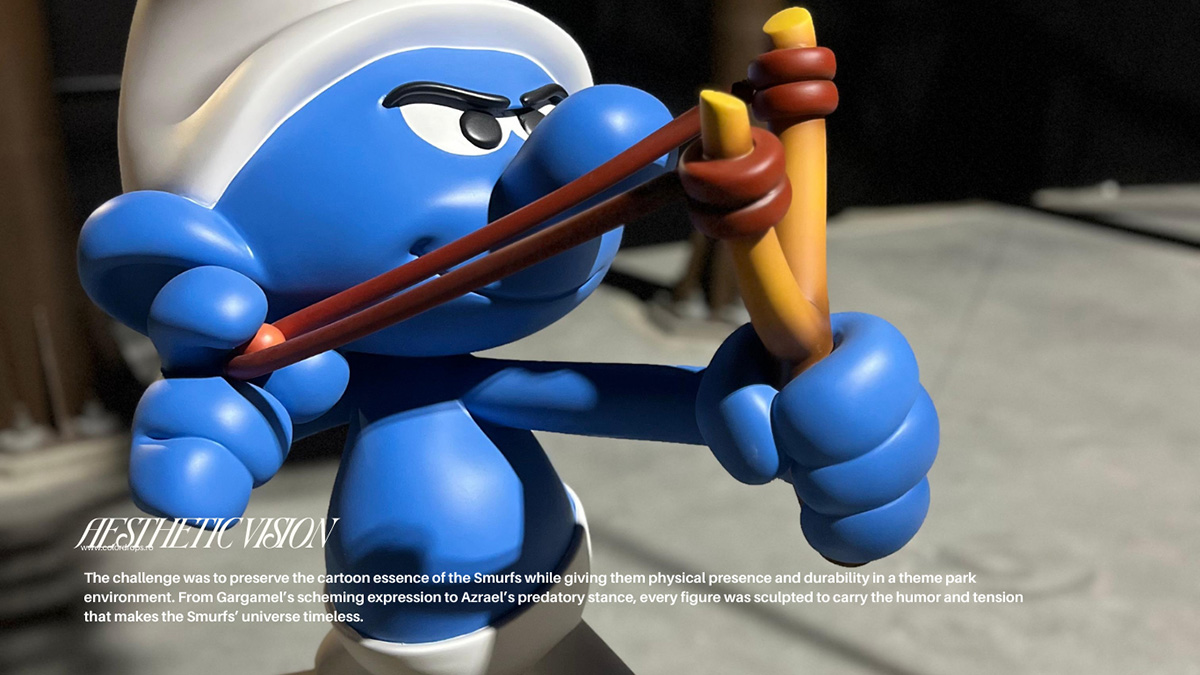 Smurfs scene ride by Colordrops